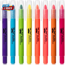 No Bleed Gel Highlighter, Bible Highlighters, Assorted Colors, Pack of 8