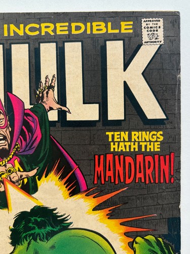 Incredible Hulk #107 (1968) Mandarin Joh Romita art mid-grade - Picture 3 of 12