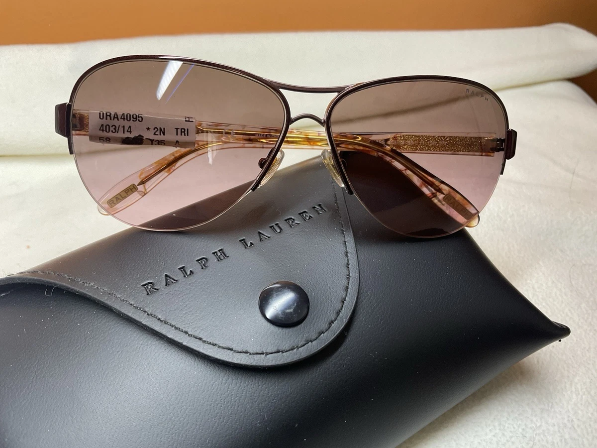 Lauren Ralph Lauren Red Brown Sunglasses for Women for sale  display picture 3