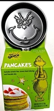 Dr Seuss The Grinch Pancakes Pan Mix Green Dye Ten Acre Gifts New NIB Christmas