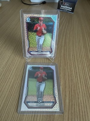Topps 2026 Bowman Chrome Eli Willits Washington Nationals BCP-95 2-Card Lot