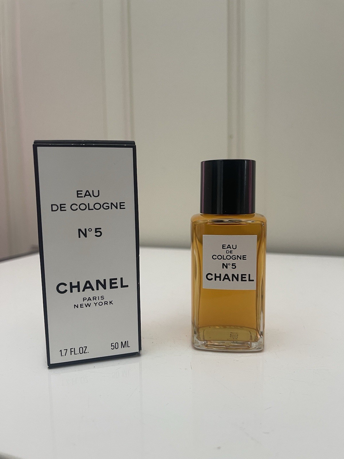 Chanel No 5 Eau de Cologne 1.7oz Vintage Bottle for Women New in Box
