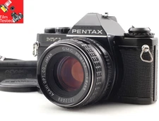 [Exc+5] Pentax MV-1 SLR Film Camera Black Body SMC 55mm F1.8 Lens From JAPAN
