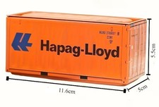 Container Modell Hapag-Lloyd - Mini-Modell - Metall - Deko - Neuware