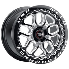 Weld Racing 15x10 Laguna Bead Lock 5x120 Et46 Bs7.25 Gloss Blk Mil Dia 78.1