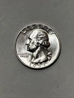 1952-D Denver Washington Quarter, US 25c Silver Coin, UNC BU Uncirculated