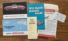 1952 Buick 52-41d Special Deluxe Sedan Owners Manual Packet Id Vin Card 1952 Buick 52-41d Special Deluxe Sedan Owners Manual Packet Id Vin Card
