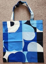 Borsa da donna Marimekko Unikko blu in tessuto inutilizzata (età 14+)