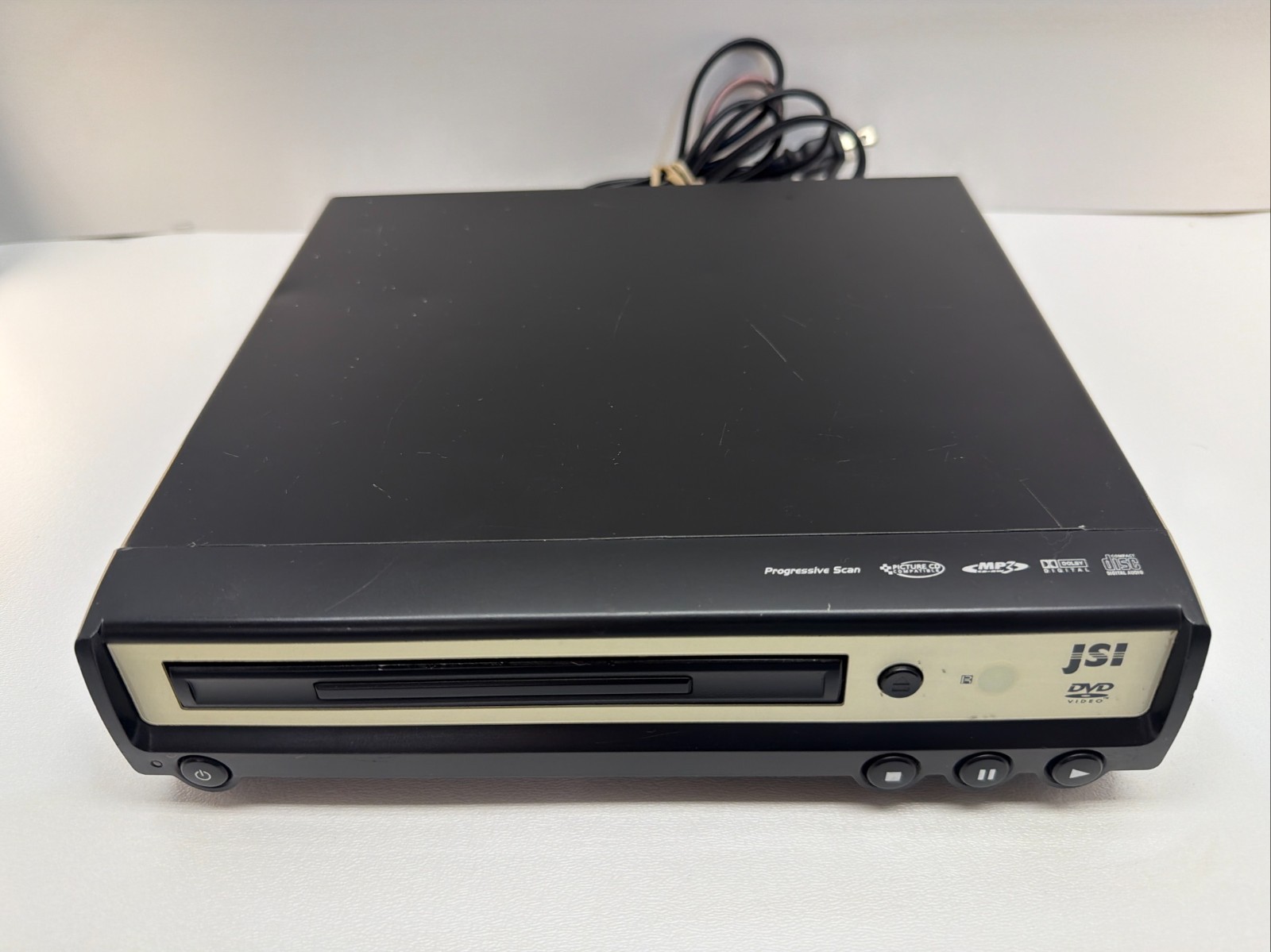 JSI JS4110 Progressive Scan DVD Player Compact CD MP3 Player 2004 Vintage