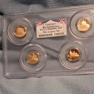 2009 S Lincoln Bicentennial Small Cent Proof PCGS PR69DCAM The Legacy Set