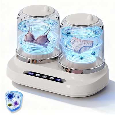 #ad 2L Portable Mini Washer Non Electric Twin Tub 3 Wash Modes amp; 8 Dimensional ... $47.01