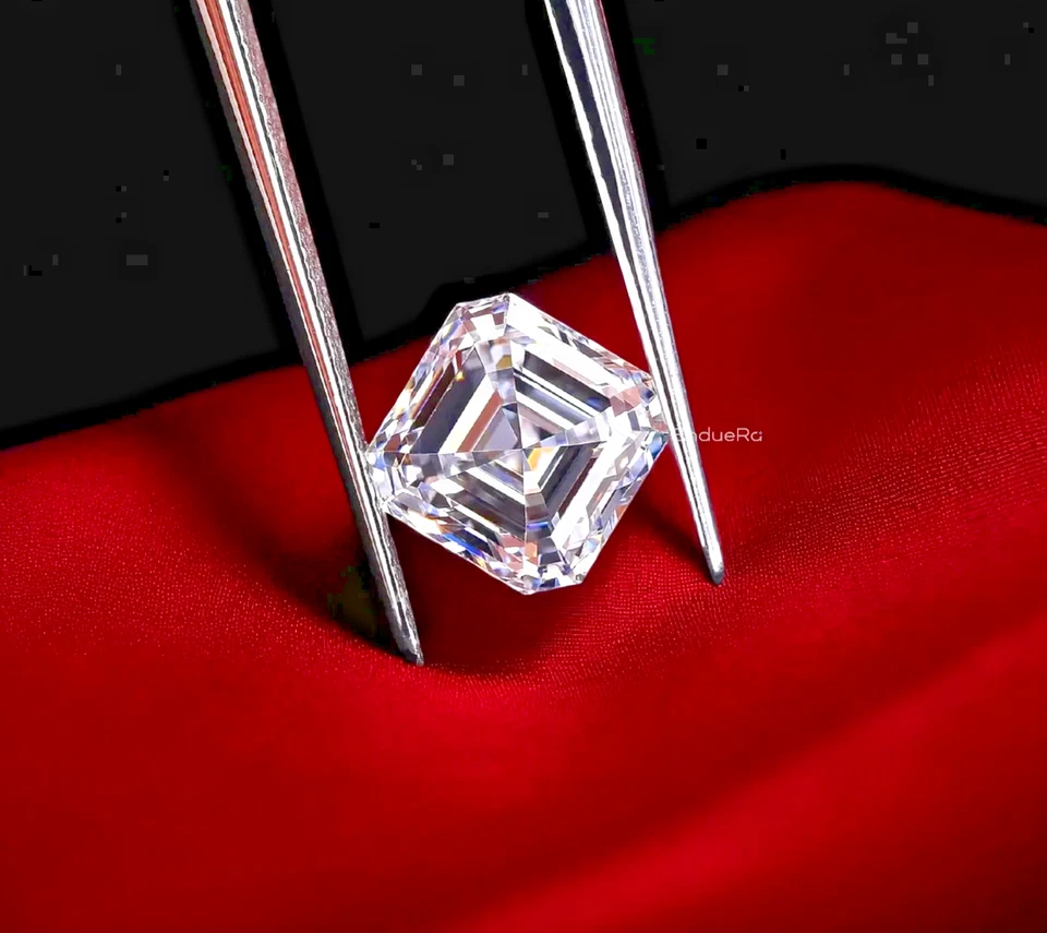 Certified 10.00 Ct Asscher Cut Natural D Color Loose Lab Grown CVD Diamond VVS1 - Image 2 of 4