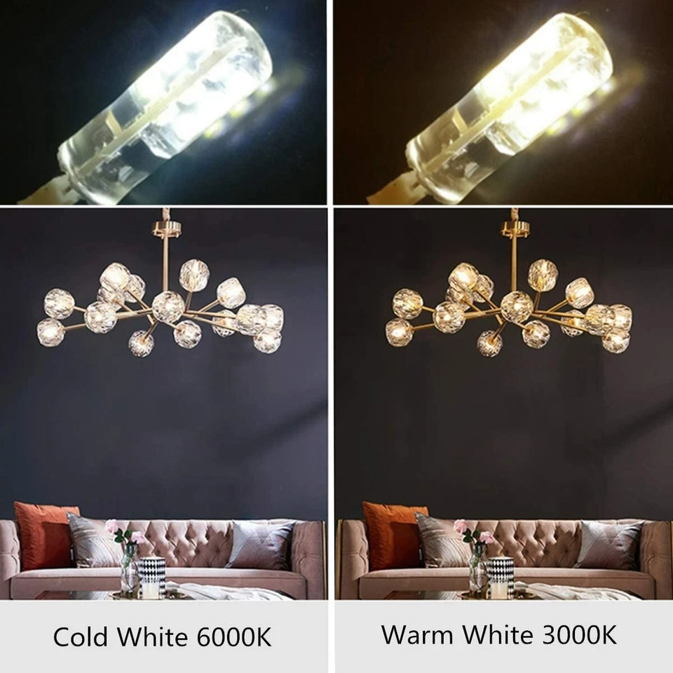 10X G4 LED Bulb 3W Capsule Replace Halogen Bulb AC DC 12V SMD Light Corn Bulb - Image 2 of 4