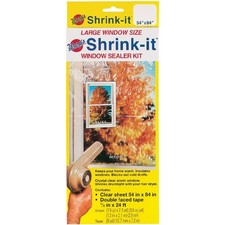 Warp's Shrink-it 54 In. x 84 In. Indoor Shrink Film Window Kit SK-54 Warp's