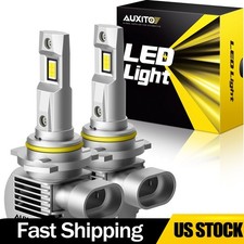 2/4X 9012 HIR2 LED Headlight Bulb Hi/Lo Beam 600% Brighter 6500K White