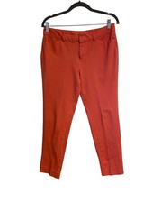 Faded Glory Pants Women's Size 10 Coral Straight Leg Mid-Rise Casual Comfy