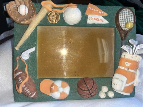 Vintage 1990s Sport Theme Picture Frame “TN VOLS Golf Baseball Tennis Basketball