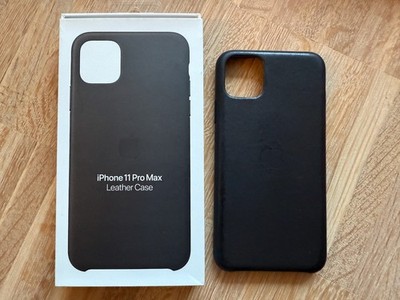 iPhone Pro Max 11 Apple Leather Case Lederhülle mit OVP
