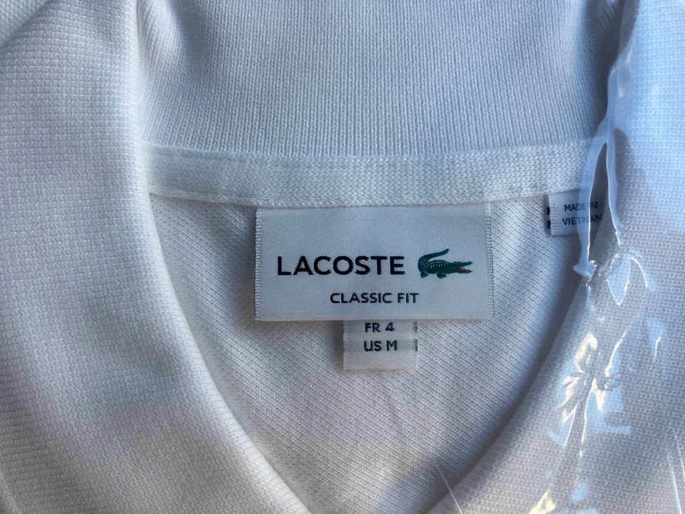 Polo Lacoste X Novak Djokovic US Open 2025 The GOAT M Blanco PH7561-51 Nuevo Foto 3 de 4