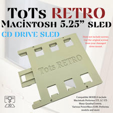 Apple Macintosh 5.25 Drive sled for CD ROM 3d Printed part 815-1122