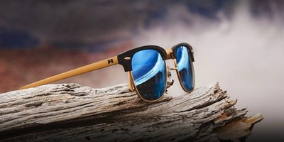 William Painter THE EMPIRE  Metal Clubmaster Mirrored Sunglasses