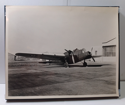 #ad #ad Official WWII Era Photo Observation Army Airplane on Tarmac Ft Riley KS RRP 258 $30.43