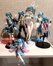 Hatsune Miku Collectible Figures Lot Prize Anime Toys Fully Functional Authentic