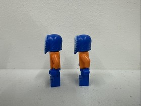 Lego Minifigure City - Arctic Male Explorer Lot With Green & Orange Bezel