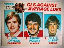 78 79 TOPPS HOCKEY GAA LEADERS DRYDEN PARENT GILBERT #68