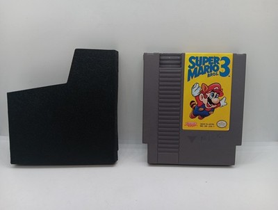 Nintendo Super Mario Bros. 3 Nintendo NES Cartridge And Dust Cover.  Tested 