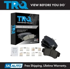 TRQ Posi Ceramic Front Disc Brake Pads Pair Set for PT Cruiser Neon New