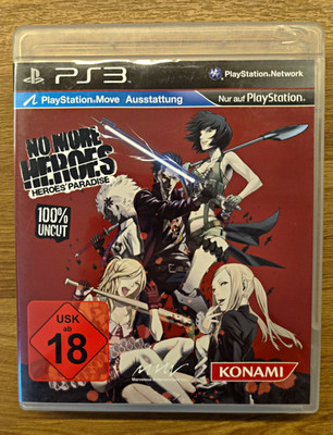 No More Heroes: Heroes' Paradise PS3 Konami BLES-01101 PAL USK18 2010