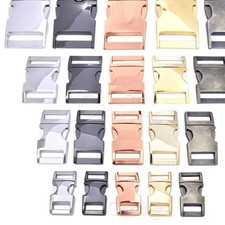 Metal 10mm 15mm 20mm 25mm Side Release Buckle Clasp for Paracord Bracelet
