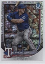 2025 Bowman Chrome Mega Box Mojo Refractor Wyatt Langford #36 1p0o