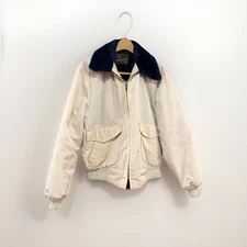 VTG 70s Westwind Sportswear Tan Blue Sherpa Lined Jacket Mens SM/MD? Western USA