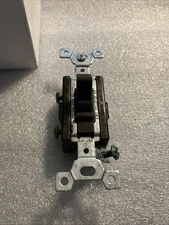 (Box of 10) Eaton Arrow Hart CS115 Brown Heavy Duty Toggle Switch