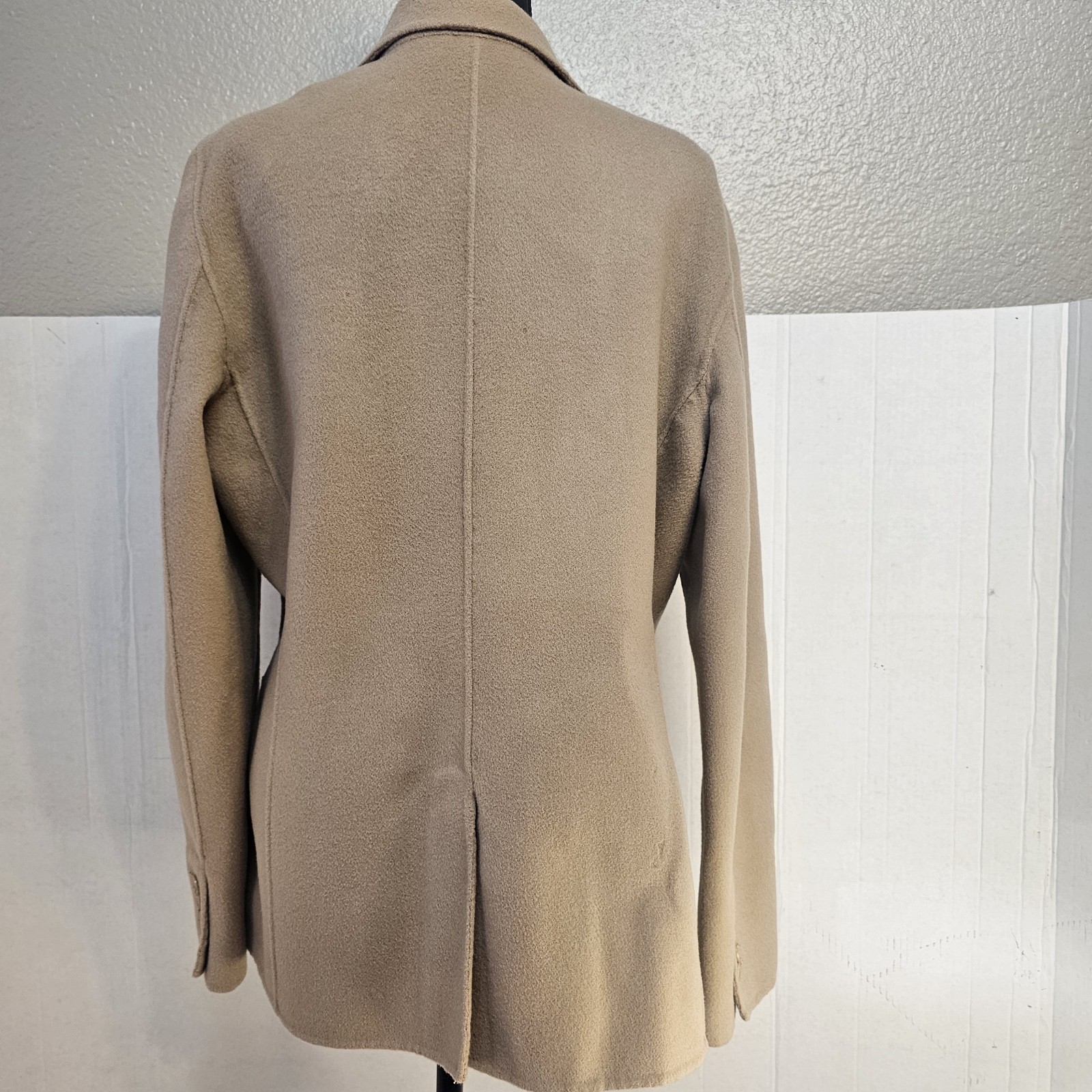 Talbots Brown Wool Single Breasted Button Jacket … - image 4