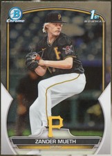 2023 Bowman Draft #BDC-131 Zander Mueth Chrome Baseball VG