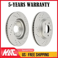 FRONT Drilled Brake Rotors 31626 for 2013-2015 Mazda CX-5
