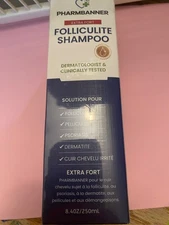 PHARMBANNER - Anti-Fungal Shampoo for Folliculitis, Dermatitis & Scalp Psoriasis