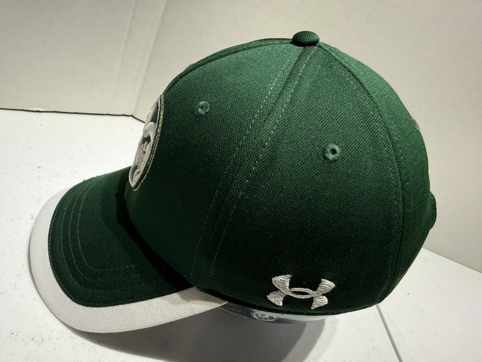 Colorado State Rams NCAA Under Armour Men’s Adjustable Hat Cap Green & White thumbnail 4