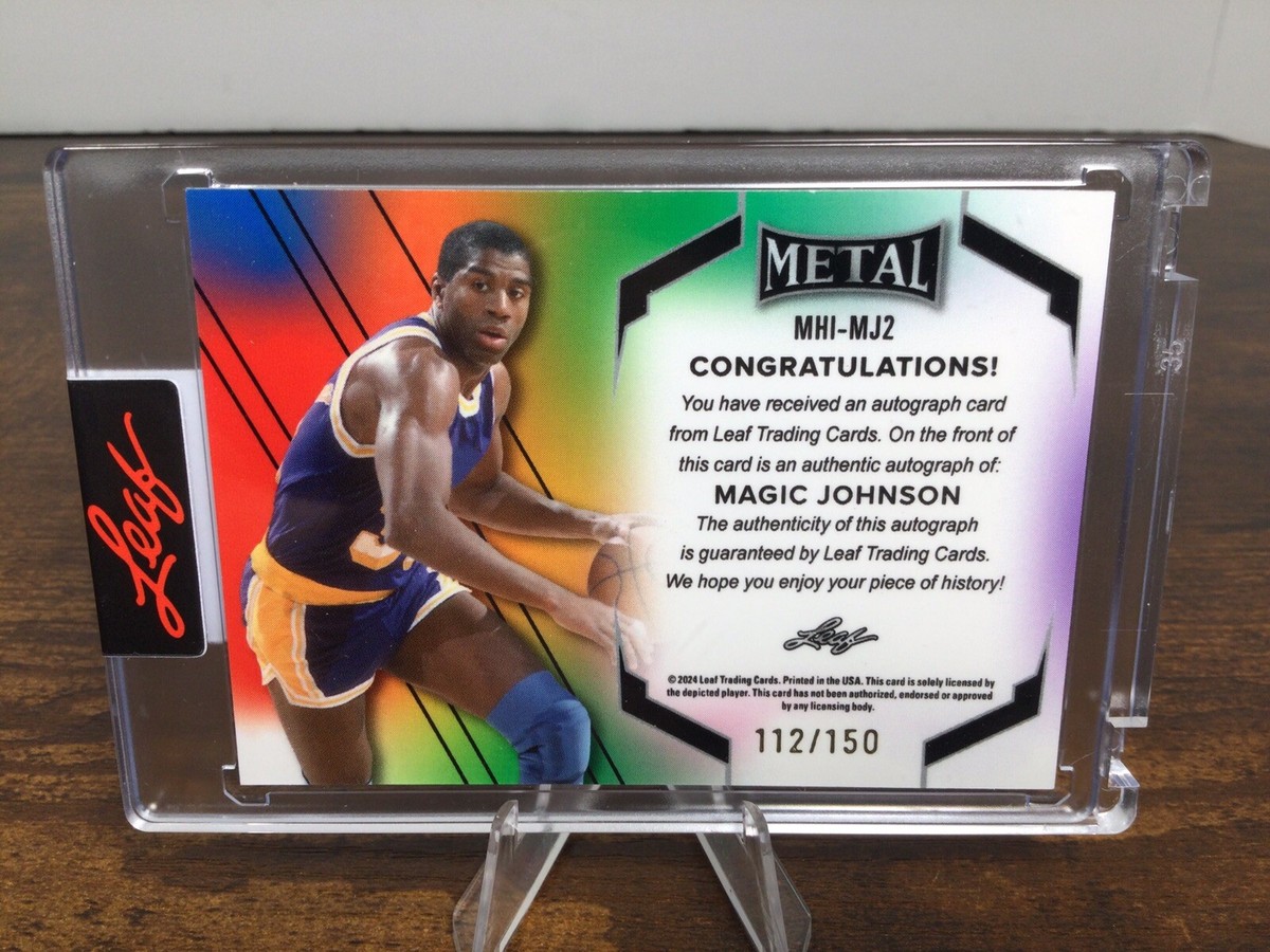 2025 Leaf Sports Heroes MAGIC JOHNSON Inscriptions Auto 