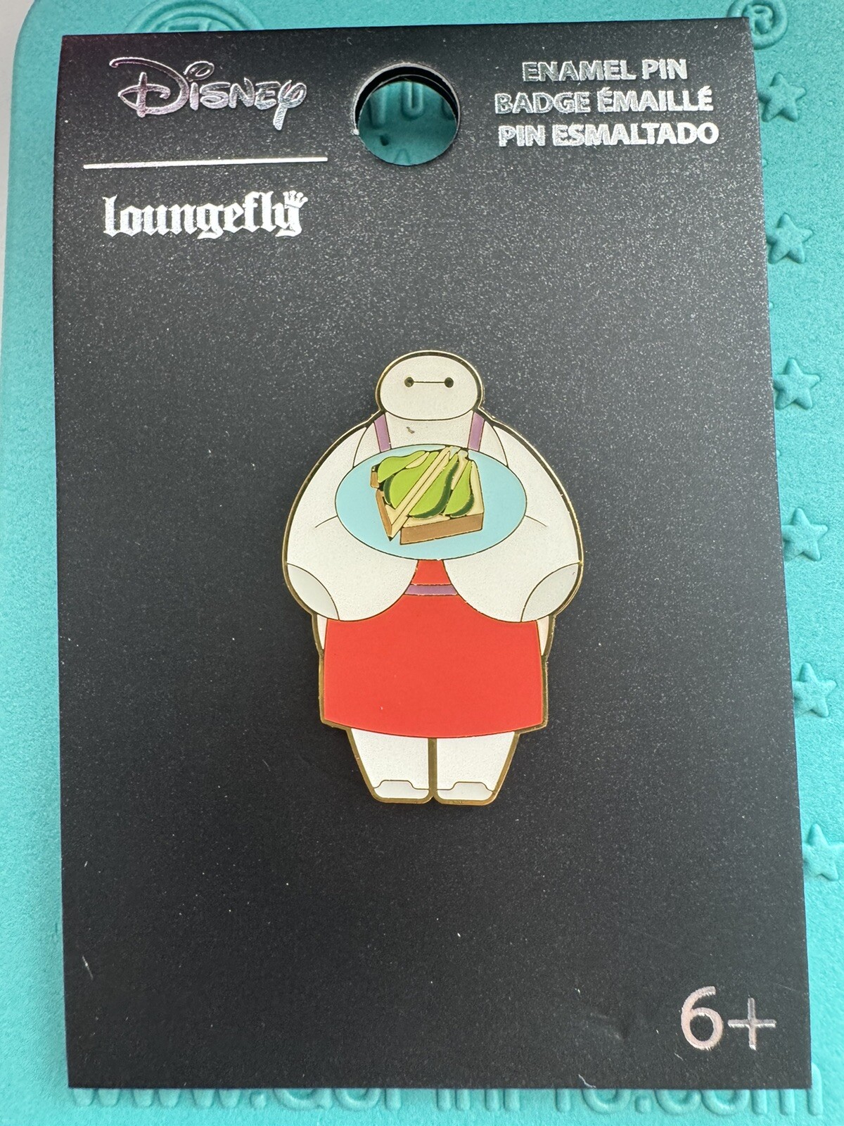 Disney Loungefly Baymax Chef Avocado Toast Pin Big Hero 6