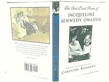 The Best-Loved Poems of Jacqueline Kennedy Onassis VG 1ST 'FLAT SIGNED'