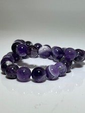 Amethyst Chevron Amethyst 10mm Bracelet Jewellery Natural Stones Healing Stones Gemstones