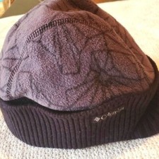 Columbia Embroidered Fleece Youth Sz OS Hat Cap