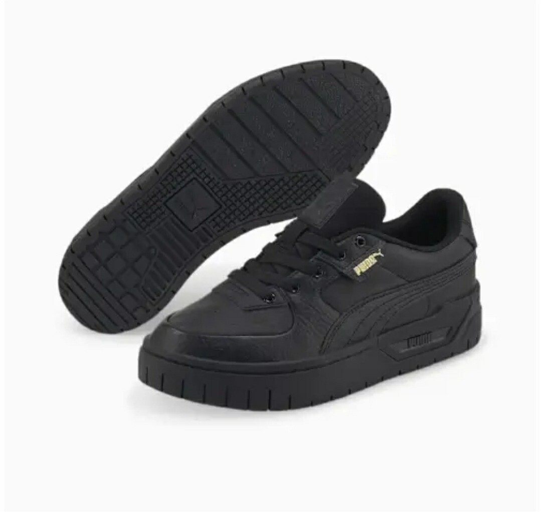 Puma Cali Dream Lth Women's Trainers Black UK 5.5