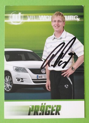0303 Roy Präger VfL Wolfsburg 2007/08 Autogrammkarte original signiert