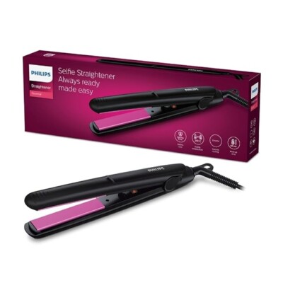 Philips Selfie Hair Straightener I Minimized Heat Damage with SilkPro Care I