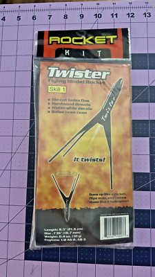 Custom Rocket Company - Twister - Flying Model Rocket Kit - New Sealed Package